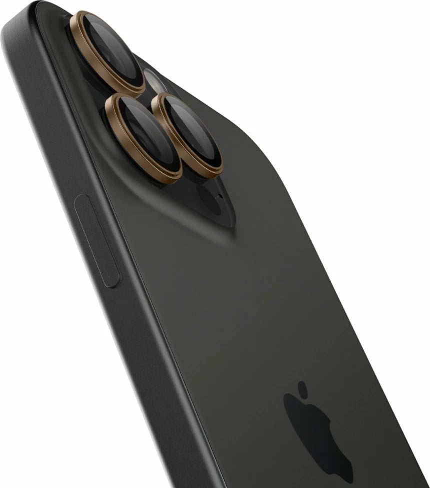 Mbrojtës xhami për kamerë Spigen Optik Pro GLAS.TR EZ FIT, për iPhone 13/14/15 Pro/Pro Max, Kafe, 2 copë