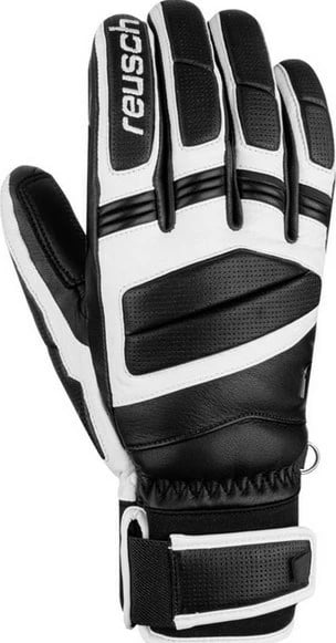 Doreza sportive Reusch MASTER PRO, për të rritur, poliester, e zezë/bardhë, madhësia 8.5