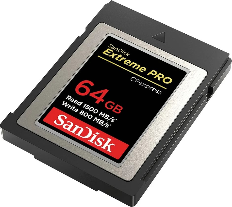 Kartelë memorie SanDisk Extreme Pro 64 GB CFexpress, e zezë