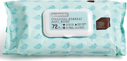 Shamponeta të lagështa për bebe Suavinex 72 copë