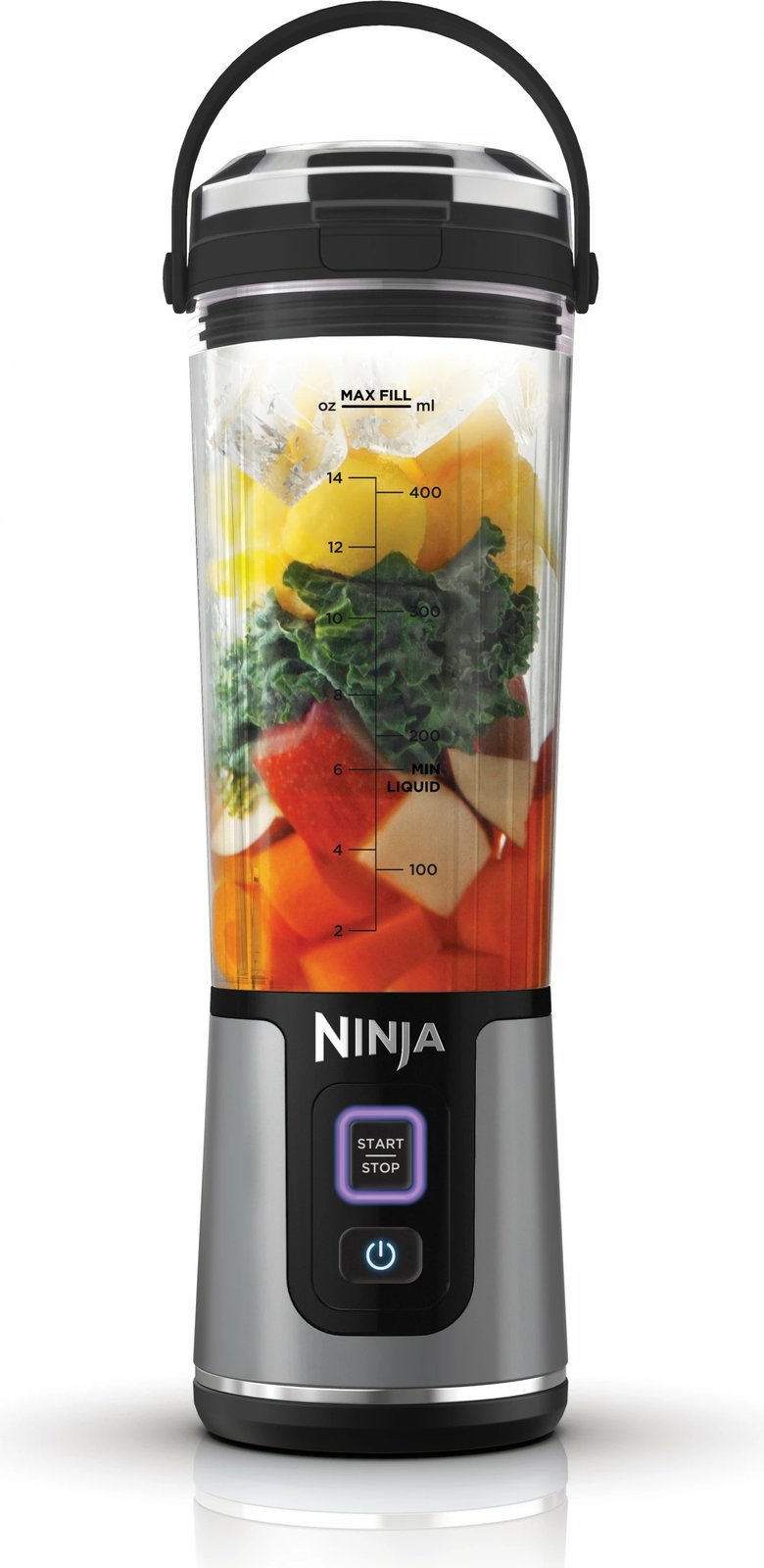 Blender sportiv Ninja Blast, 0.53 L, 14.4 W, i zi