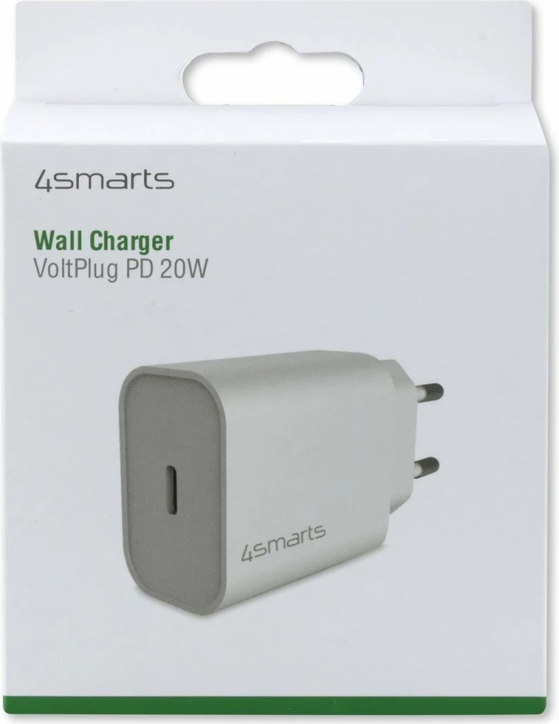 Karikues USB 4smarts 465575, 20W, i bardhë