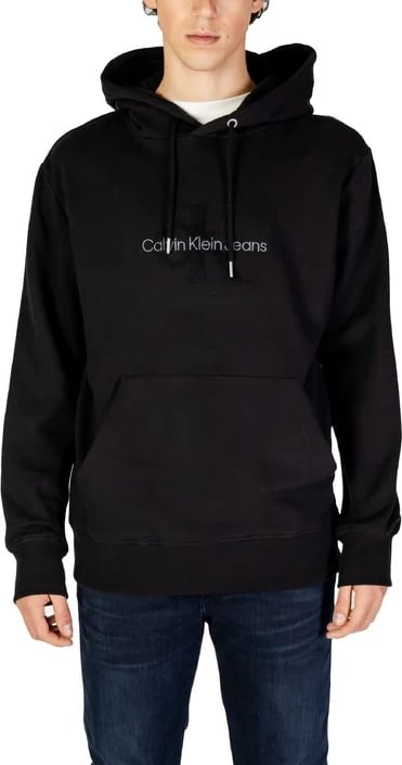 Felpa Calvin Klein Jeans për meshkuj, e zezë