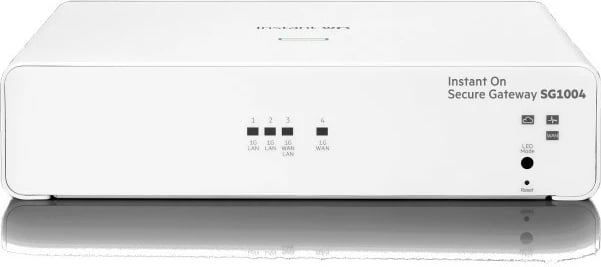 Switch Hewlett Packard Enterprise Instant On Secure Gateway SG1004, 4 porta Gigabit, i bardhë