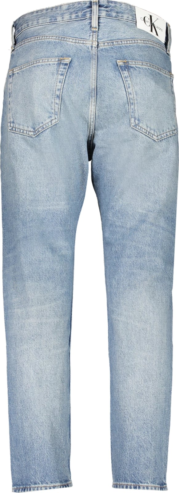 Pantallona xhins Calvin Klein Dad jeans meshkuj, të kaltërta