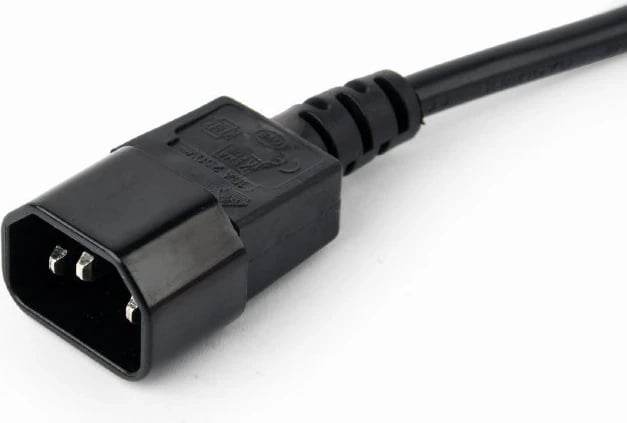 Kabllo vazhduese Gembird EG-PSU3-01, 3 AC outlet, 0.6 m, e zezë