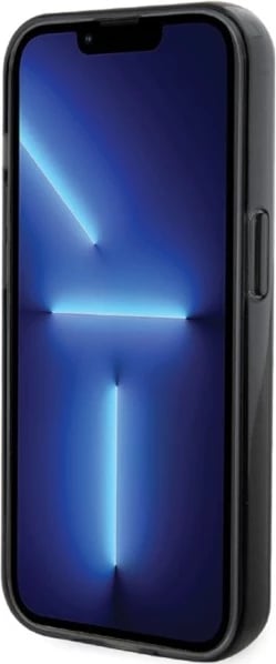 Mbështjellës Karl Lagerfeld KLHMP15LHMRSKHK për iPhone 15 Pro 6.1", hardcase, me unazë MagSafe, zi