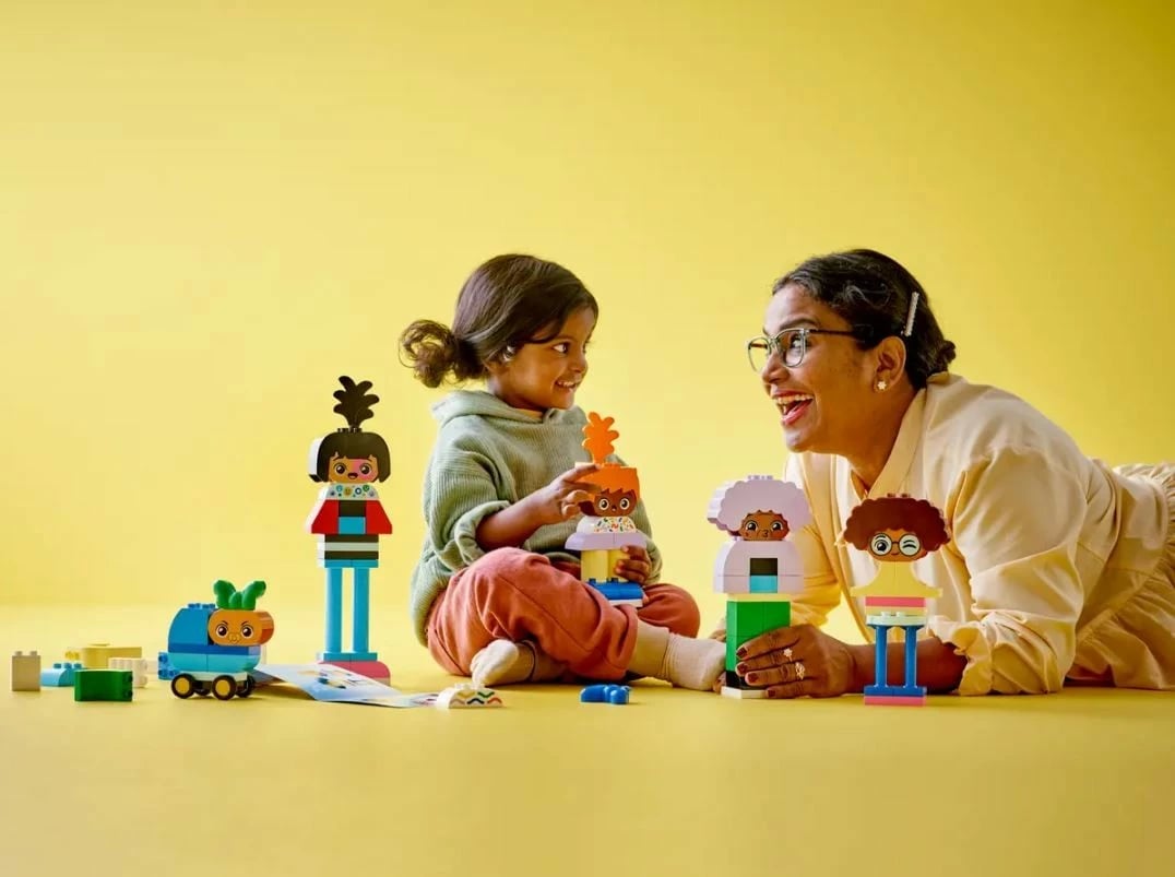 Set lodrash LEGO DUPLO 10423, figura me emocione, 71 pjesë, plastikë, shumëngjyrëshe