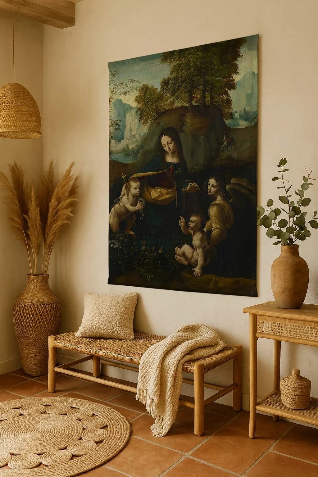 Pikturë dekorative poliestër Wallity, Polybaby 42, shumëngjyrëshe, 100x140cm