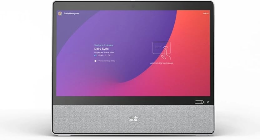 Sistem videokonference Cisco Webex Desk, 24" Full HD, ekran me prekje, gri