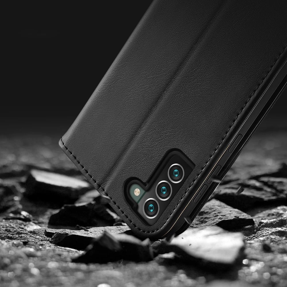Mbështjellës Dux Ducis Hivo për Samsung Galaxy S22+, lëkurë natyrale, me xhepa, i zi Mbështjellës Dux Ducis Hivo për Samsung Galaxy S22+, lëkurë natyrale, me xhepa, i zi