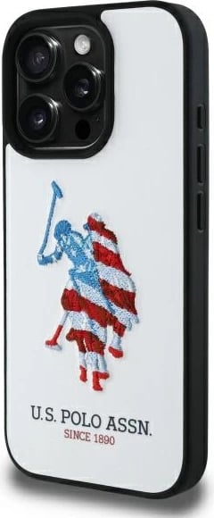 Mbështjellës për celular U.S. Polo Assn. USHCP15XPUSH, për iPhone 15 Pro Max 6.7", lëkurë ekologjike, bardhë Mbështjellës për celular U.S. Polo Assn. USHCP15XPUSH, për iPhone 15 Pro Max 6.7", lëkurë ekologjike, bardhë
