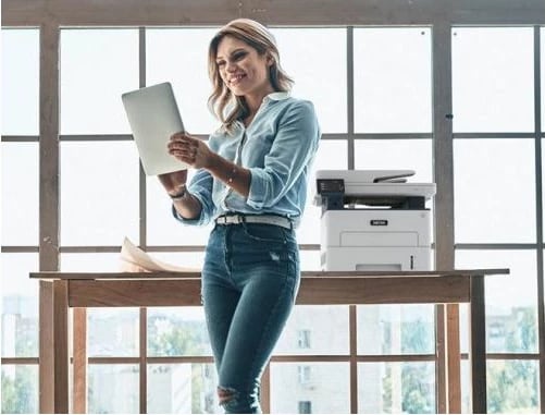 Printer multifunksional lazer XEROX B235 (B235V_DNI) A4, bardh e zi, 4-n-1, 34 faqe/min, Wi‑Fi, duplex, bardh/gri