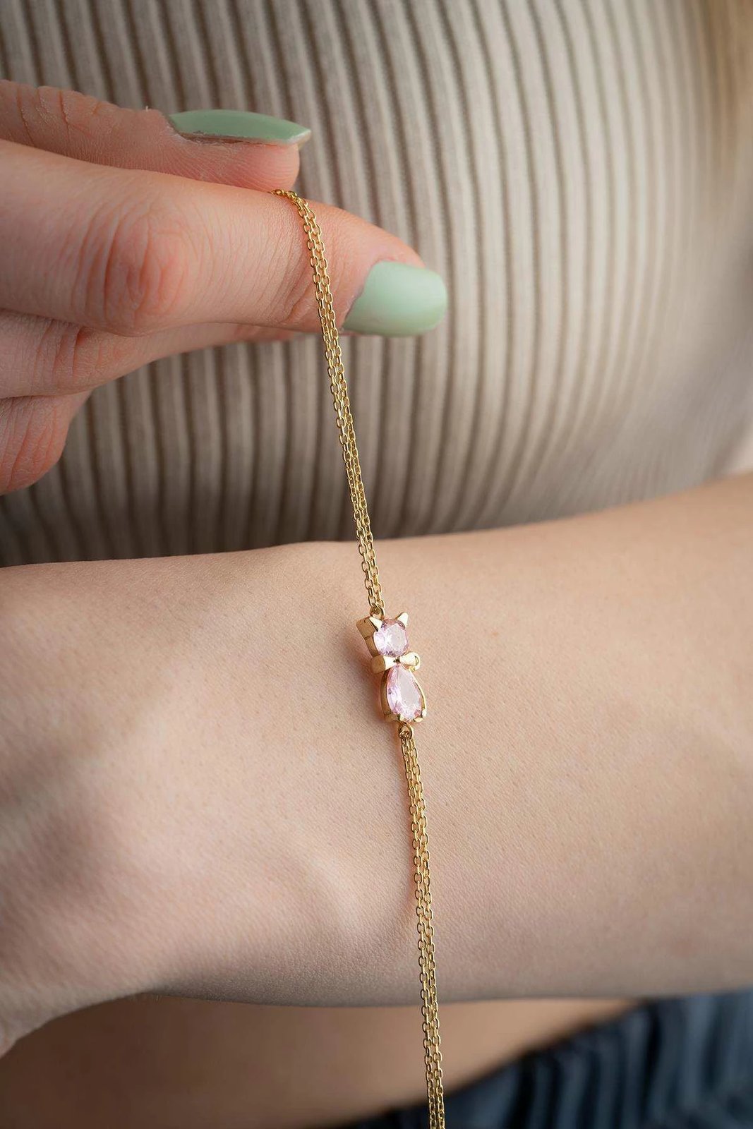 Byzylyk argjendi i artë me zirkon, Jumeon, NRZ1000323