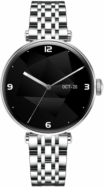 Smartwatch Gravity unisex, e zezë