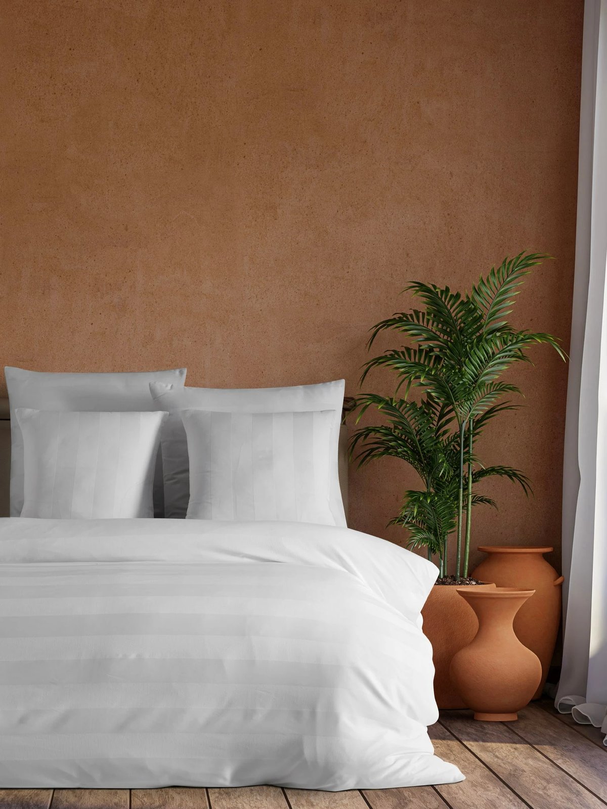 Set mbulesë për jorgan Super King, ngjyrë e bardhë, L'essentiel, Max Yollu Saten