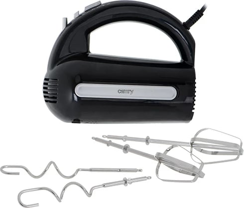 Mikser dore, Adler CR 4218 300W 5 shpejtësi Turbo me rrahëse dhe grepa inox, i zi