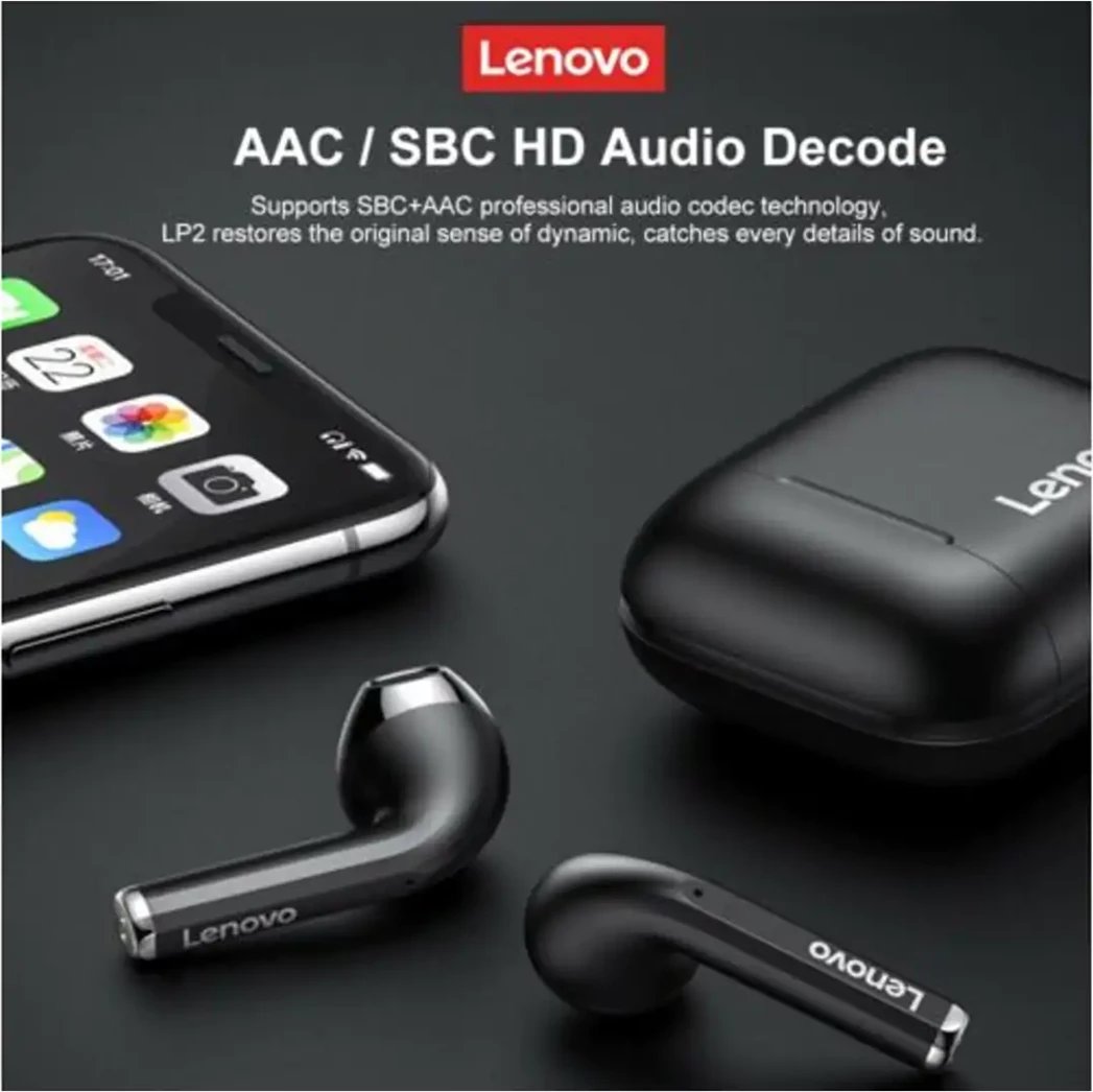 Dëgjuese Lenovo LivePods LP2, të zeza