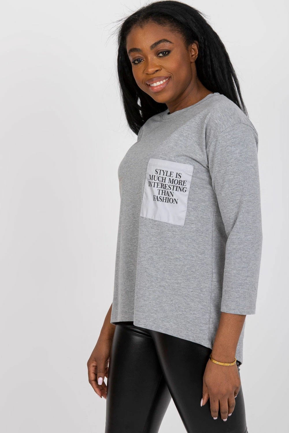 Bluzë Ex Moda model 164754, gri