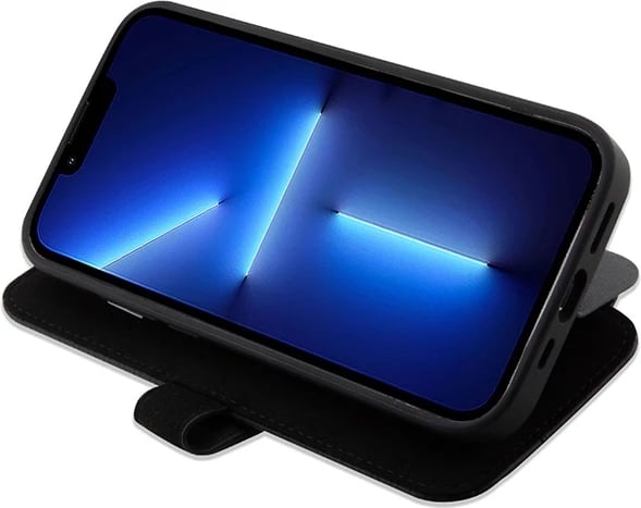 Mbështjellës BMW BMBKP14L22RDPK për iPhone 14 Pro 6.1", Leather Textured&Stripe, e zezë