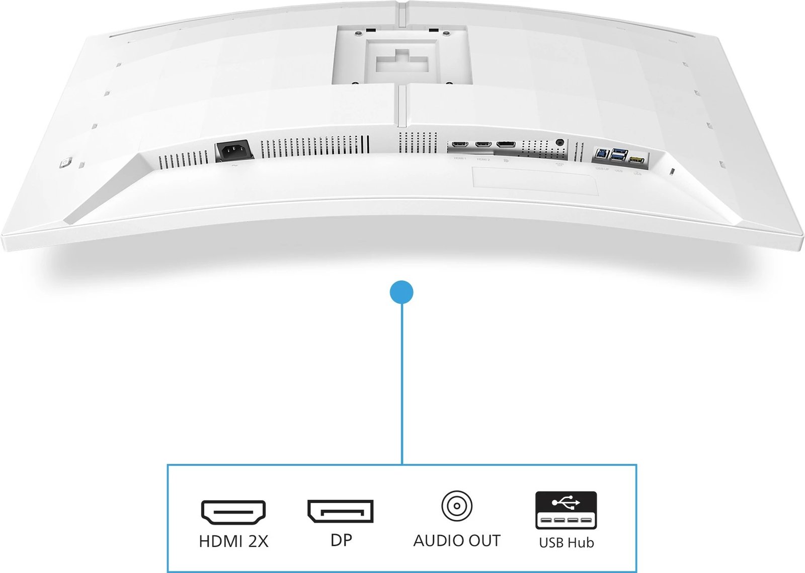Monitor Philips 34M2C5501A/00, 34 inç, WQHD, 180Hz, i bardhë