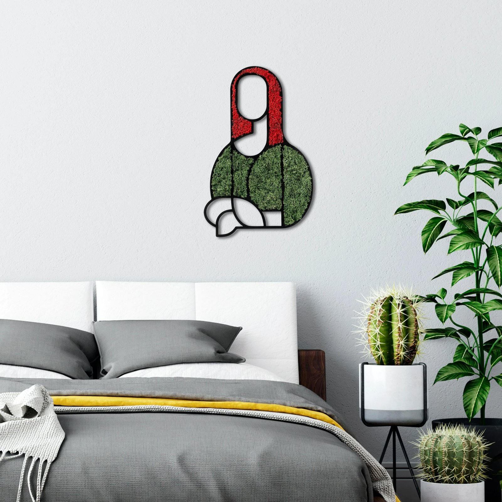 Aksesor dekorativ muri Wallity, myshk, Mona Lisa