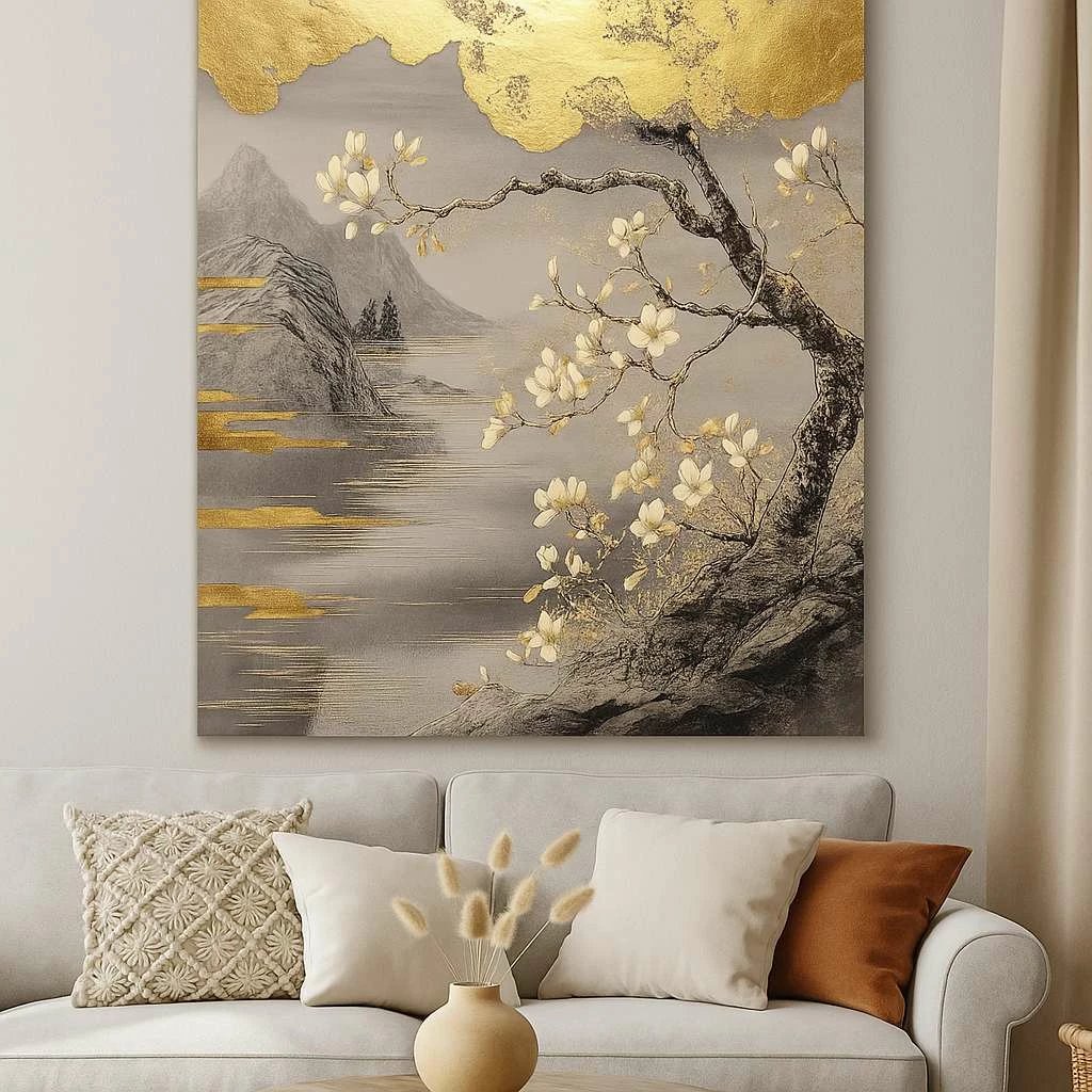 Pikturë dekorative në kanavacë, shumëngjyrëshe, Wallity, Hm_Cnvs26-22, 70x100cm