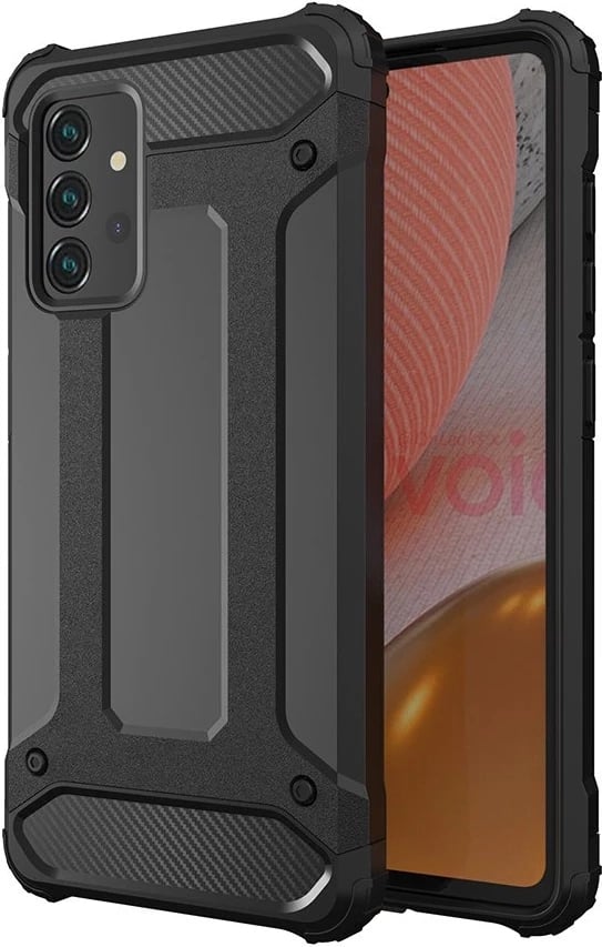 Mbështjellës Hurtel Hybrid Armor për Samsung Galaxy A26, i zi