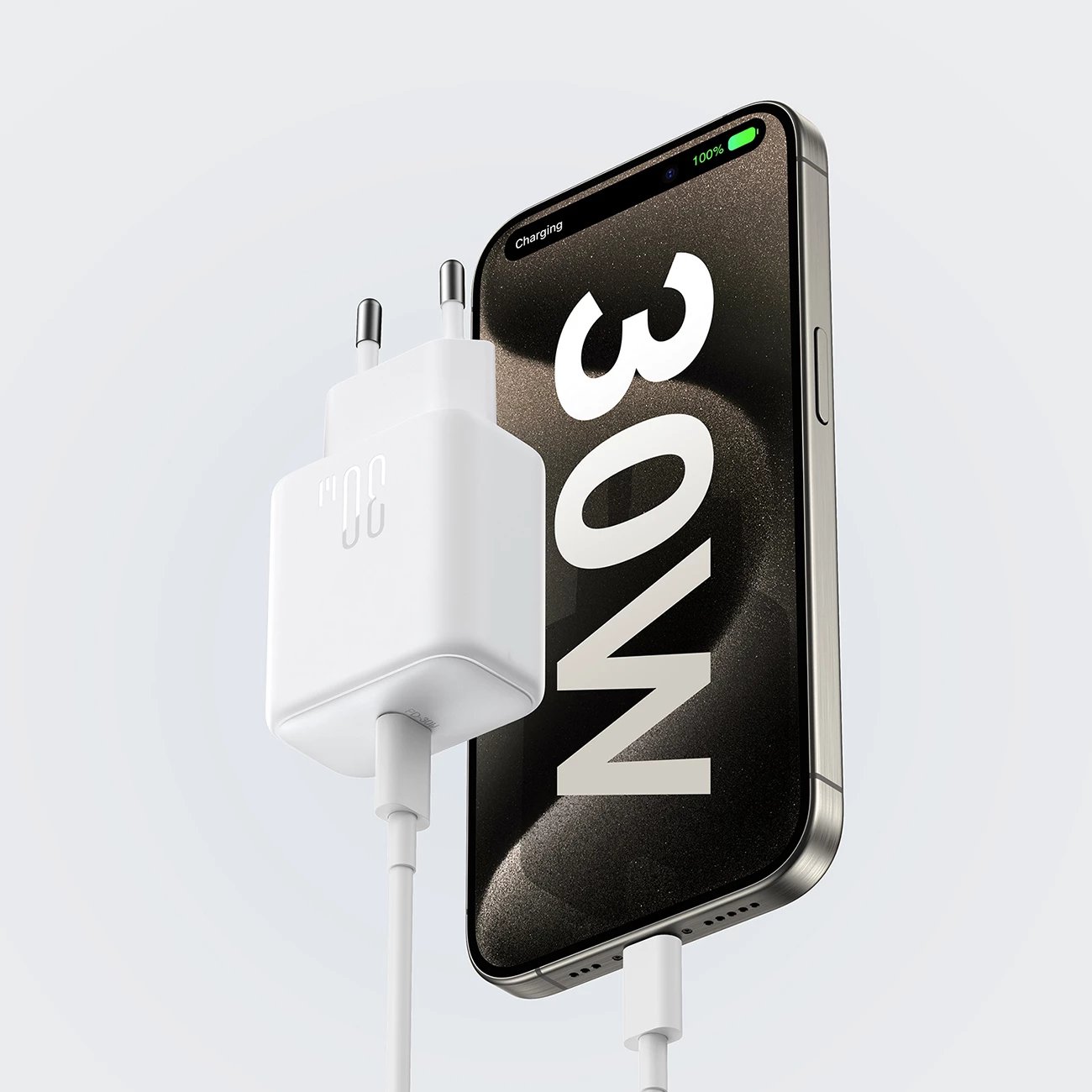 Karikues muri Joyroom JR-TCF24 30W PD/PPS/QC 1x USB-C prizë EU, i bardhë