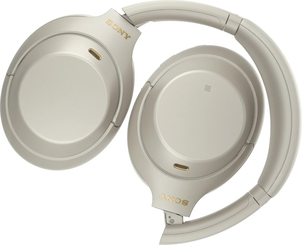 Kufje SONY WH-1000XM4, wireless & me kabllo, anulim zhurme, 30 orë bateri, argjend