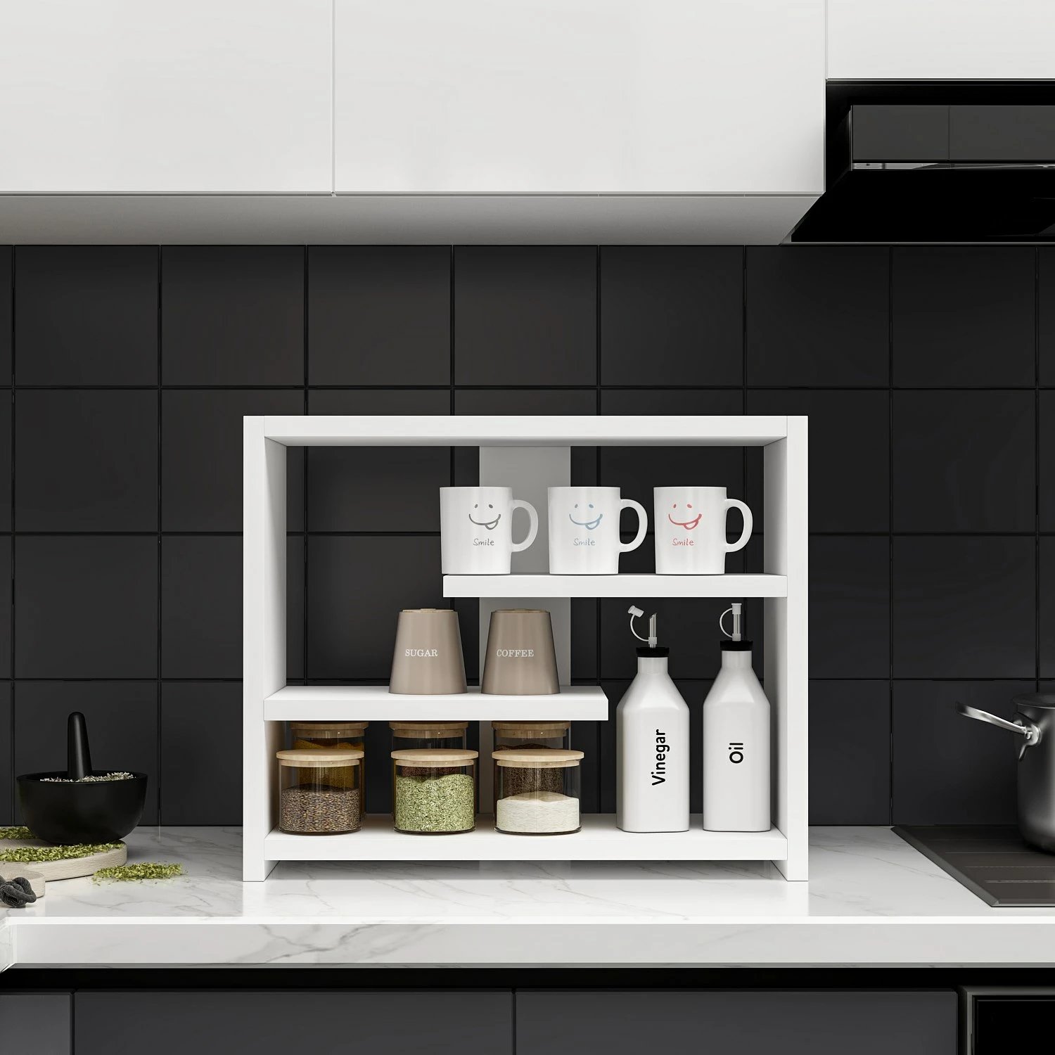 Raft muri Hanah Home, Gupse, ngjyrë e bardhë