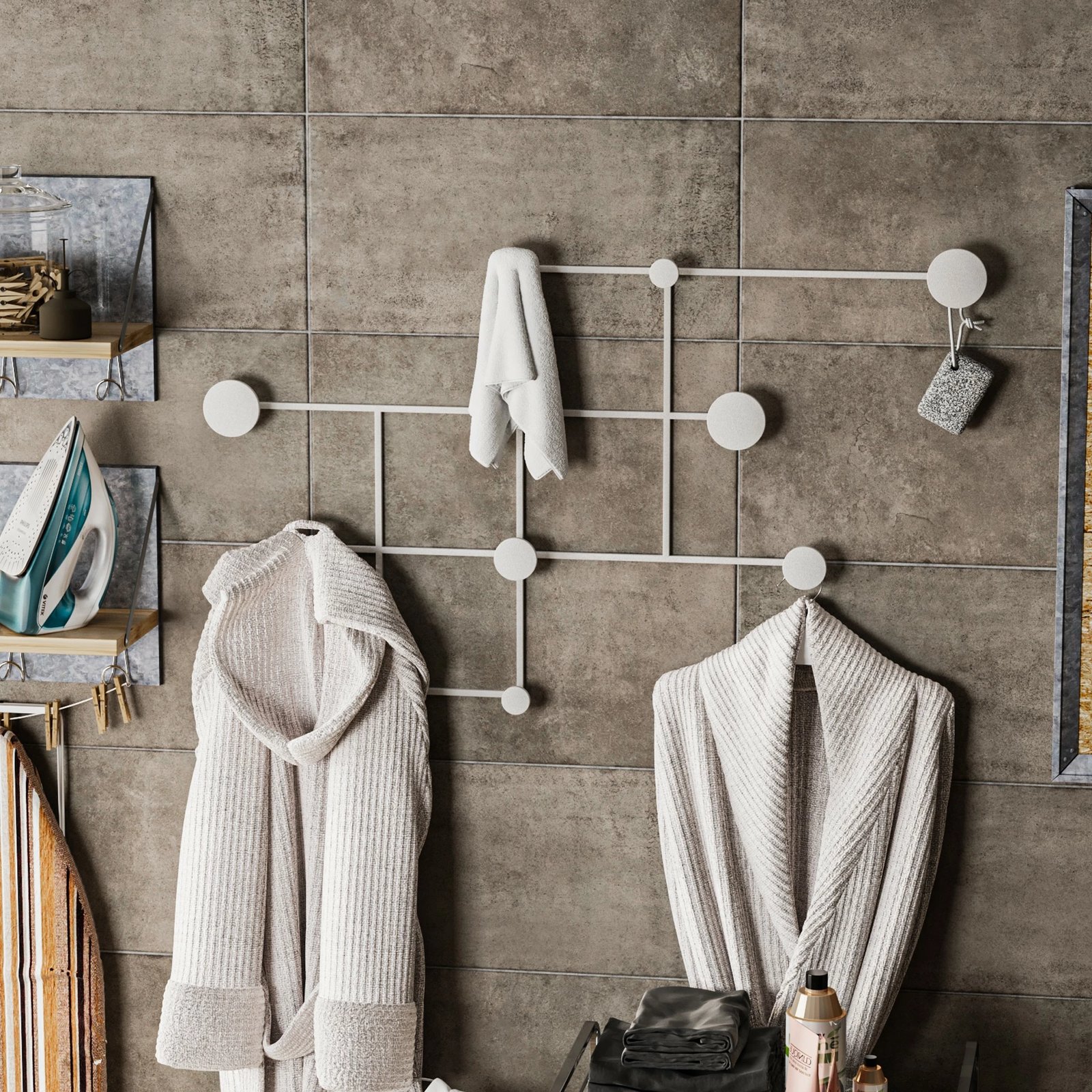 Varëse muri metalike Wallity, Fatara-B, e bardhë