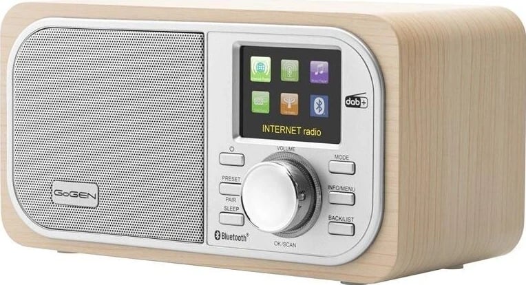 Radio GoGEN IR237BTDAB, me Bluetooth, ngjyrë kafe e lehtë