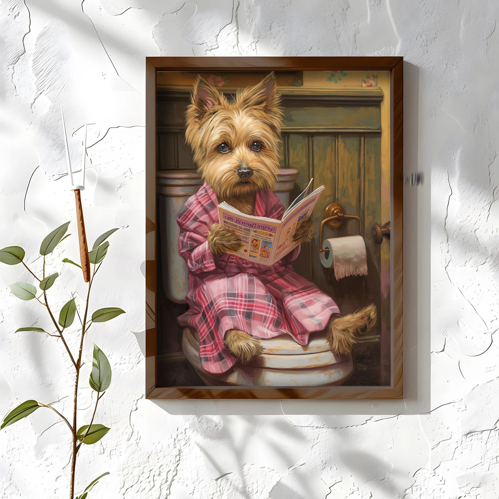 Pikturë dekorative me kornizë MDF, Wallity, AI001, shumëngjyrëshe, 35x47x3.5cm