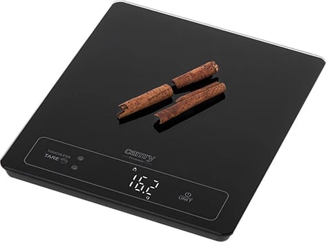 Peshore kuzhine, Camry CR 3175, 15 kg, njësi g/ml/lb:oz/fl'oz, ekran LED, platformë qelqi 24x20 cm, e zezë