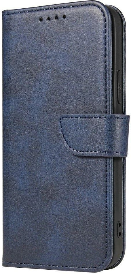 Mbështjellës Hurtel Magnet Case me kapak dhe mbajtëse, për Samsung Galaxy A03s, Kaltër
