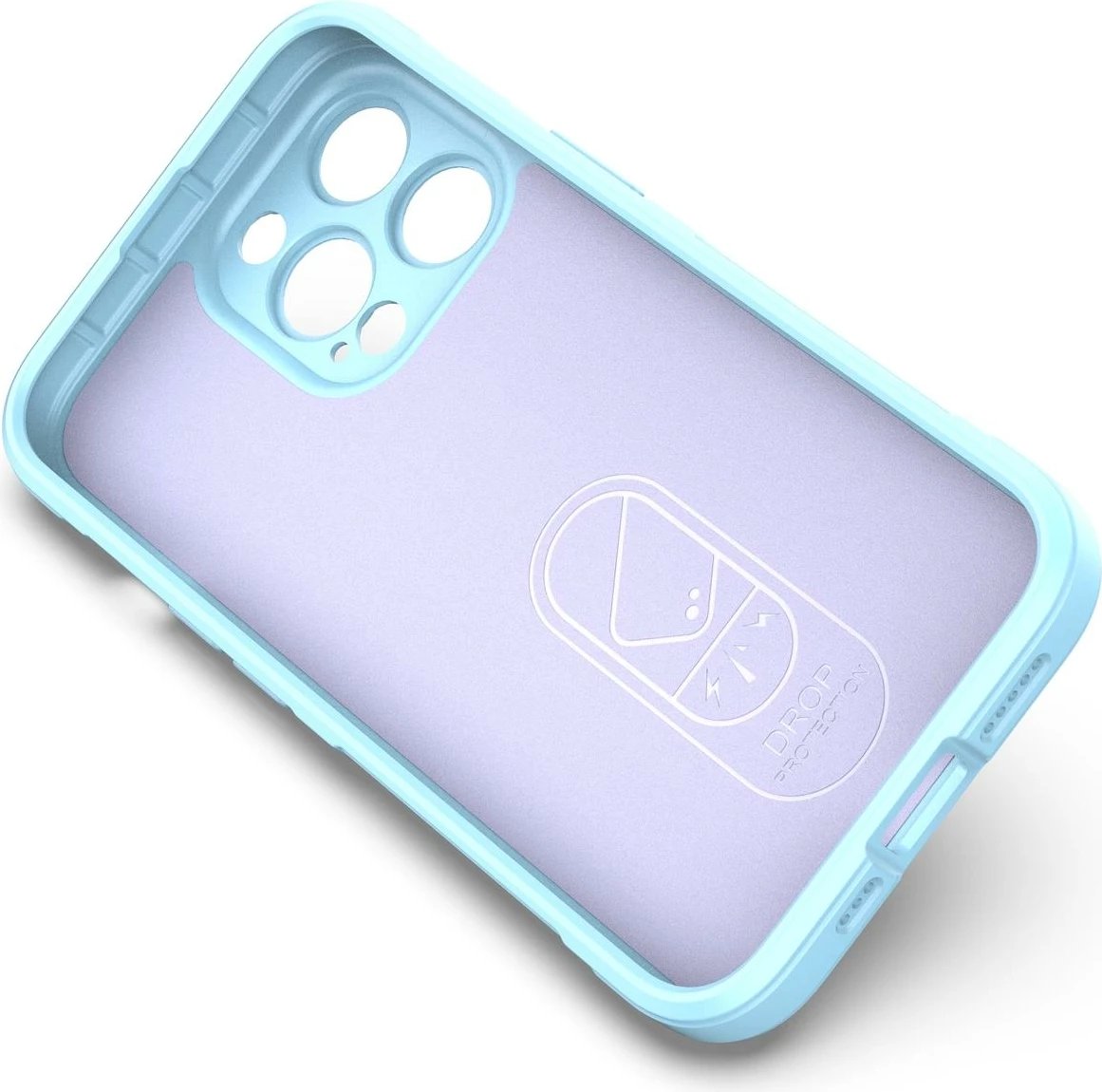 Mbështjellës Hurtel Magic Shield Case për iPhone 13 Pro Max, TPU, Blu e çelët Mbështjellës Hurtel Magic Shield Case për iPhone 13 Pro Max, TPU, Blu e çelët