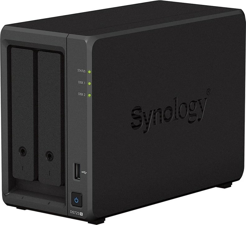 NAS Synology DiskStation DS723+, AMD Ryzen, 2 GB, DDR4, Tower