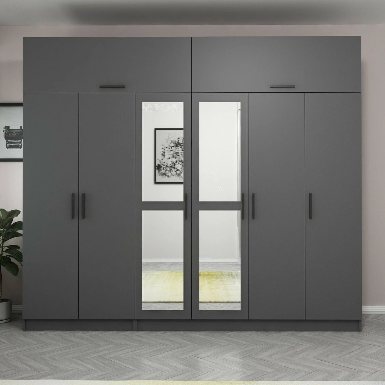 Dollap Skye Decor, anthracite, 5186