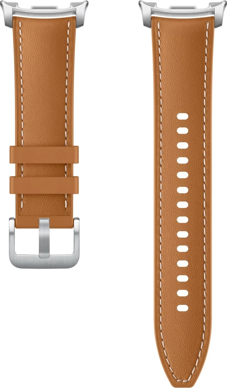 Rrip smartwatch Samsung Hybrid për Watch8 Classic, S/M & M/L, lëkurë artificiale, kafe