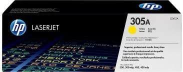 Toner, HP, 305A CE412A, për LaserJet Pro, rendiment 2,400–4,400 faqe, verdhë