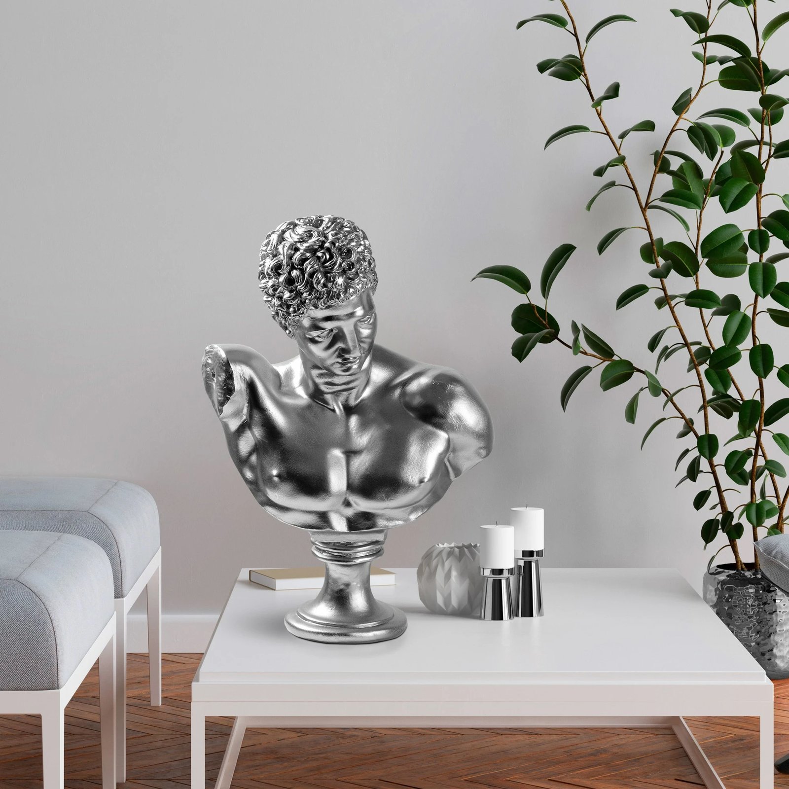 Objekt dekorativ Evila Originals, argjend, Yak-042-B Objekt dekorativ Evila Originals, argjend, Yak-042-B