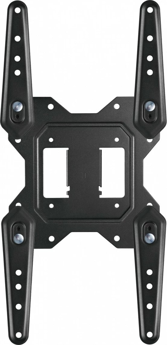 Mbajtës muri TV, Savio, UTV-03, 23-55", 30 kg, rrotullim 90°, anësim +3°/-10°, distancë 60-382 mm, VESA 100x100-400x400, i zi