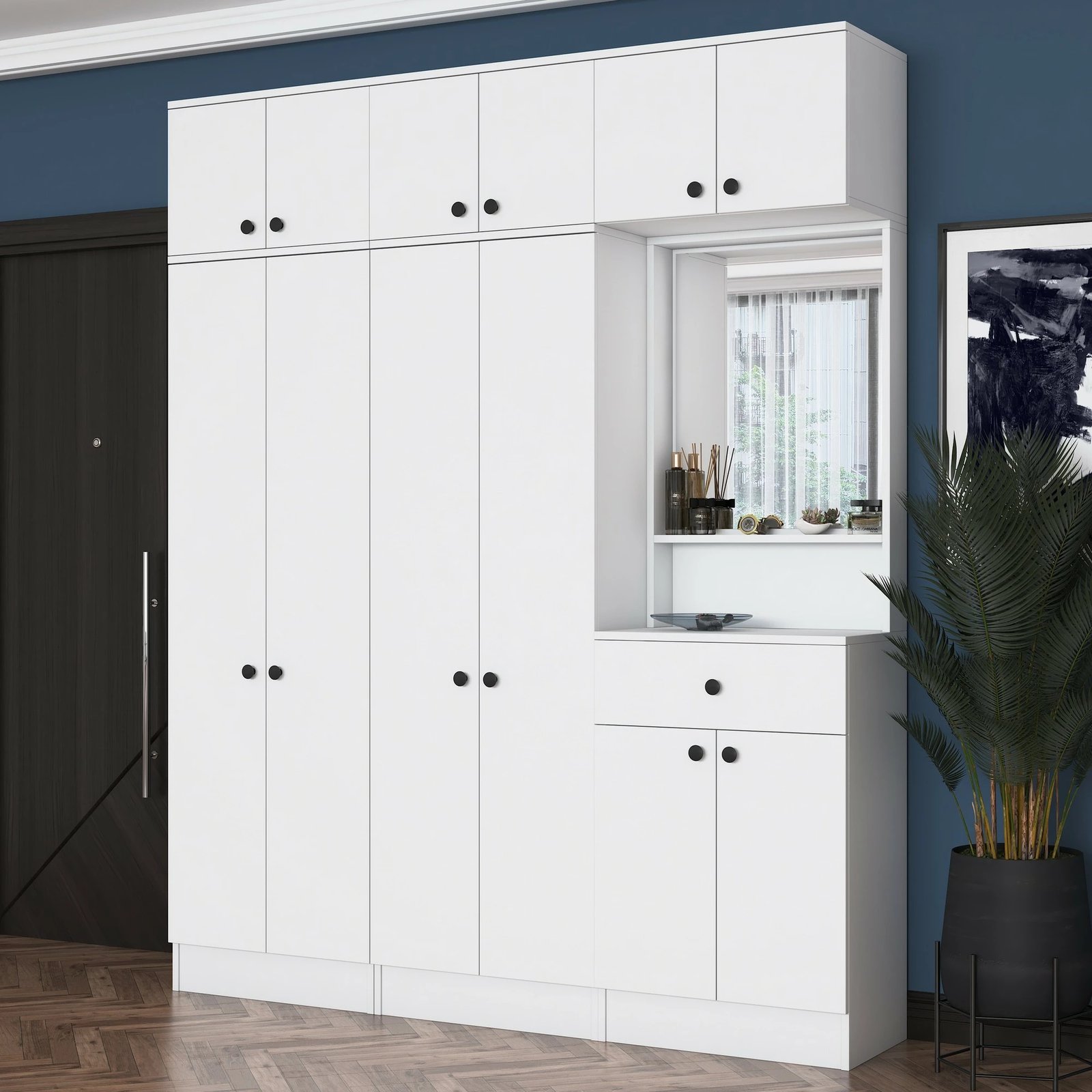 Stendë korridori Skye Decor, e bardhë, EA142 - 3450