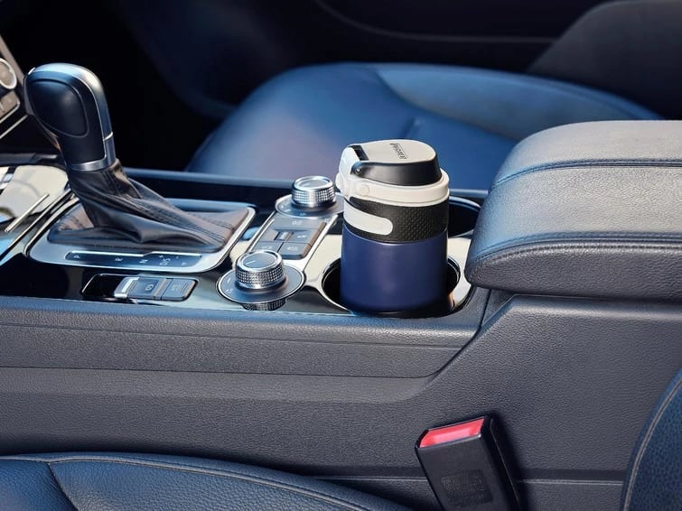 Gotë termike Leifheit 3247, 350 ml, inox, e zezë/blu Gotë termike Leifheit 3247, 350 ml, inox, e zezë/blu