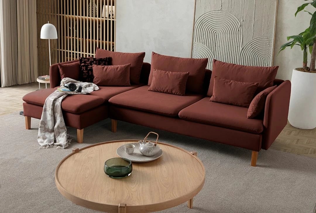 Këndare Flexy Relax, ngjyrë e kuqe tjegulle, Atelier del Sofa