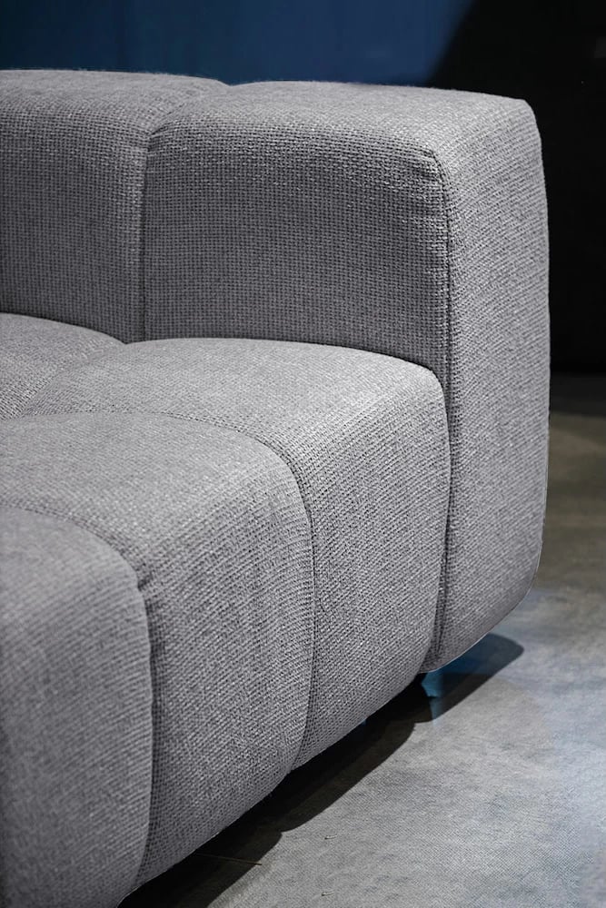 Kënd divani TOMOS, kënd i djathtë, ngjyrë gri LEGASY 18, 298x200x85cm