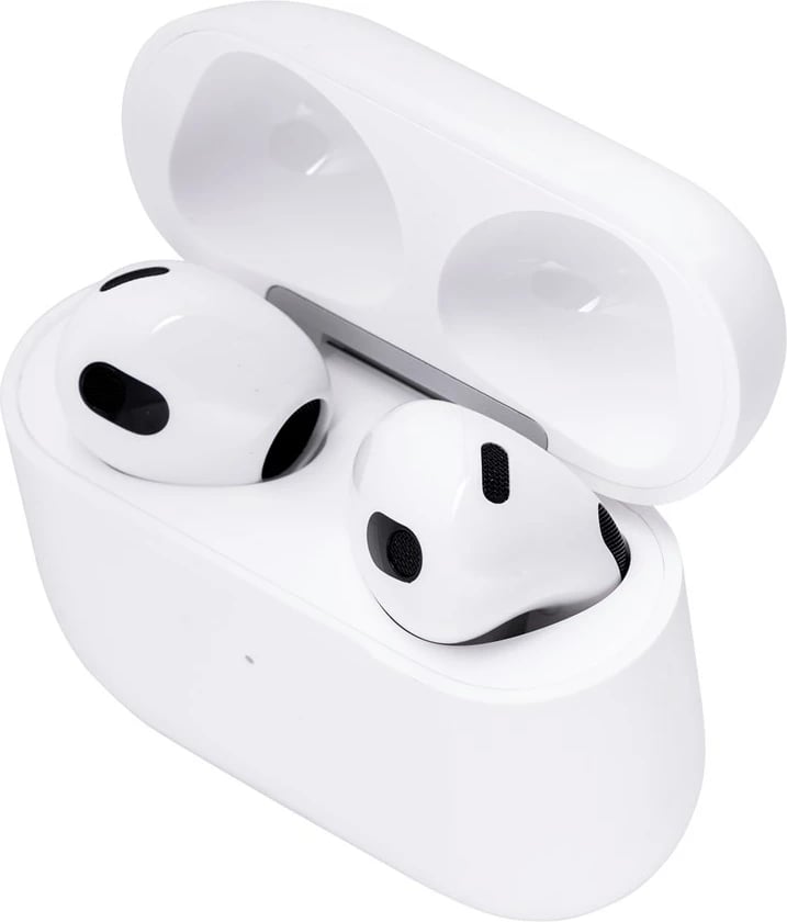 Kufje Apple AirPods gjenerata e 3-të me kuti karikimi Lightning, të bardha