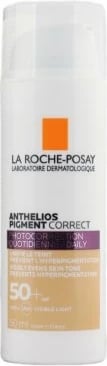 Krem për fytyrë La Roche-Posay Anthelios Pigment Correct SPF50+ Cream, Color Light, 50ml