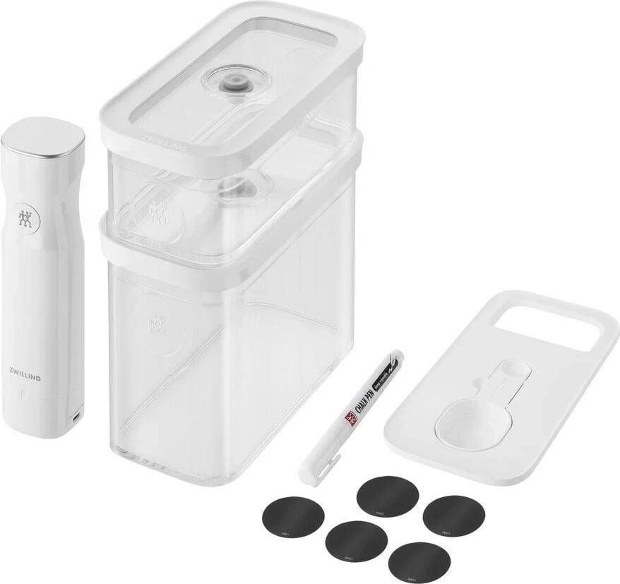 Set vakumues ZWILLING CUBE, 2 copë, i tejdukshëm, Bardhë